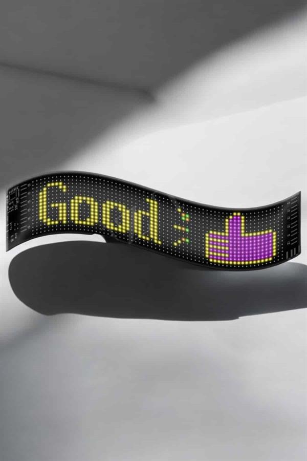 Piksel Led Matrix RGB Işıklı Led Yazılı Bluetooth Bağlantılı