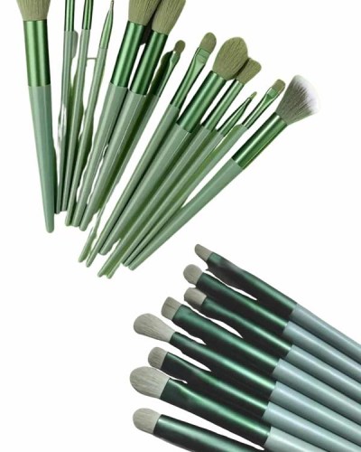 Profesyonel Makyaj Fırça Seti 13 Parça Yumuşak Kıllı Fırça Seti Far Fırçası