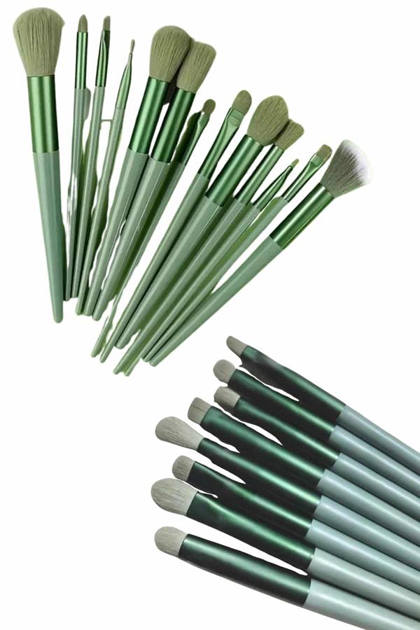 Profesyonel Makyaj Fırça Seti 13 Parça Yumuşak Kıllı Fırça Seti Far Fırçası