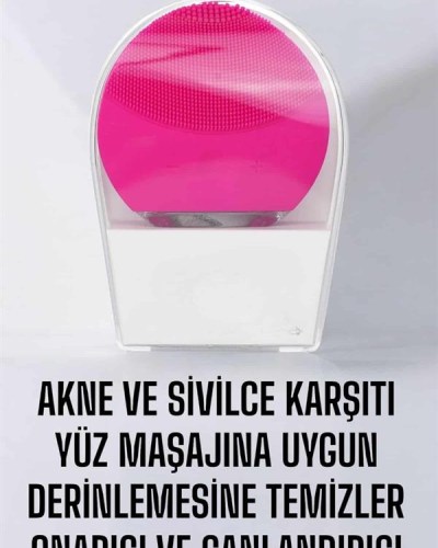 Profesyonel Yüz Temizleme Masaj Aleti Su Geçirmez, Kablosuz Şarj Özellikli Kolay Temizlenebilir