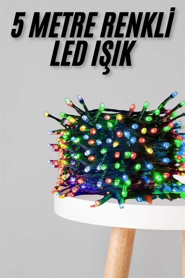 Renkli Her Ortama Uygun 5 Metre Led Işık Renkli Aydınlatma RGB - Görsel 2