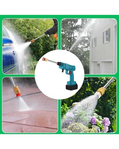 Şarjlı Ve Yüksek Basınçlı Oto Yıkama Makinesi Ve Sulama Tabancası Bahçe Yıkama Makinesi