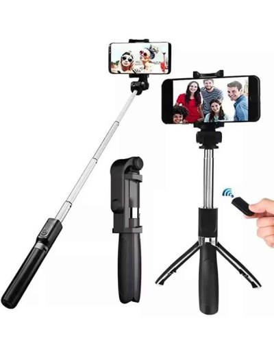 Selfie Çubuğu Tripod Bluetooth Kumandalı Selfie Çubuğu Telefon Tutucu