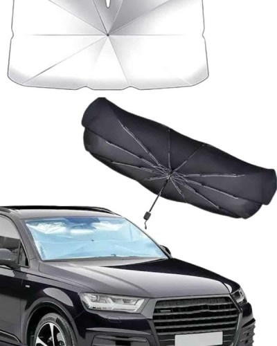 Taşınabilir Oto Cam Güneşliği Katlanabilir Tüm Araçlara Uyumlu Güneş Gölge Koruyucu