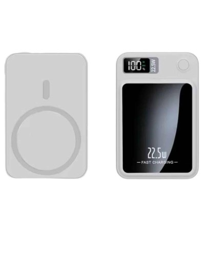 Taşınabilir Şarj Magsafe Powerbank 10.000 mAh Hızlı Şarj Led Göstergeli Kablosuz