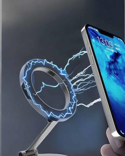 Telefon Tutucu Tüm Arabalara Uyumlu Araç İçi Katlanabilir Manyetik Tasarım