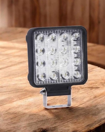 Tepe Lambası Çalışma Lambası Sis Lambası 16 Led Beyaz Led Işık