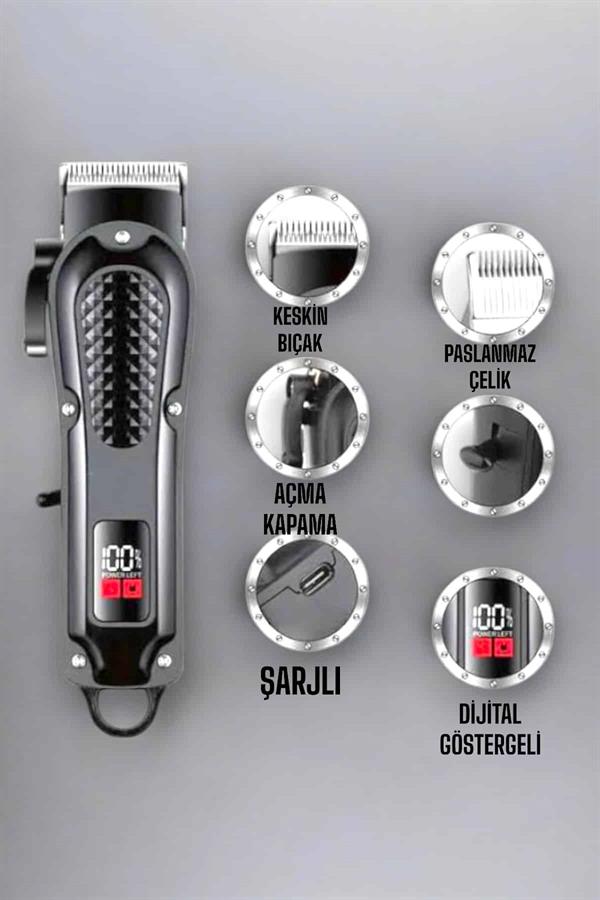Tıraş Makinesi Taşınabilir Özel Kesim Paslanmaz Çelik Bıçaklı - Görsel 4