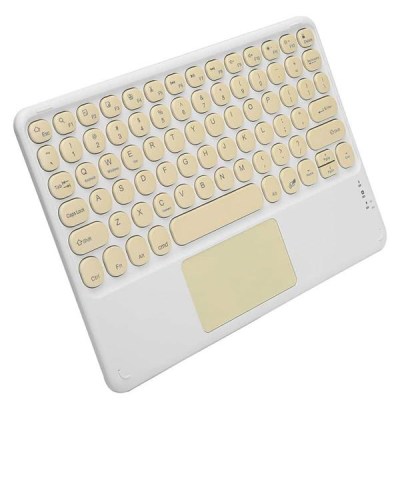 Touchpad Uyumlu Bluetooth Klavye Slim Kablosuz Wifi Q Klavye