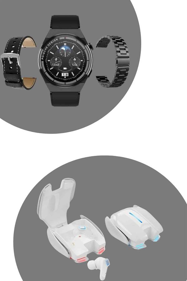 Ucuz ve Kaliteli Bluetooth Kulaklık ve Çağrı Cevaplayabilen Akıllı Saat NFC ve GPS Uyumlu - Görsel 4