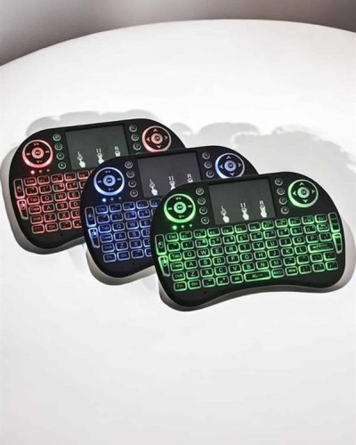 USB Bağlantılı Mini Q Klavye Işıklı Tüm Cihazlara Uyumlu
