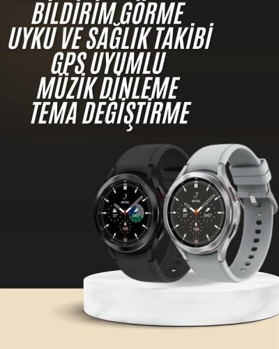 Yeni Nesil Akıllı Saat Çağrı Cevaplayabilen Plastik 47 Mm Uyumlu Kordon