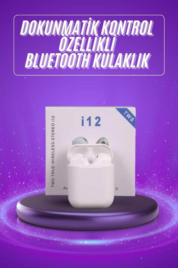 Yeni Nesil Beyaz TWS Bluetooth Kulaklık Android ve İOS Uyumlu Kablosuz Kulaklık - Görsel 2