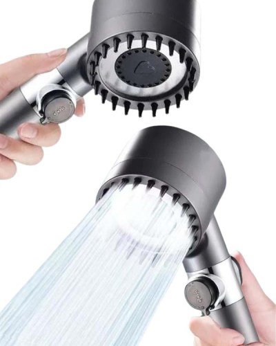 Yeni Nesil Duş Başlığı Paslanmaz Çelik Masaj Etkili Ergonomik Tasarım Su Basınçlı