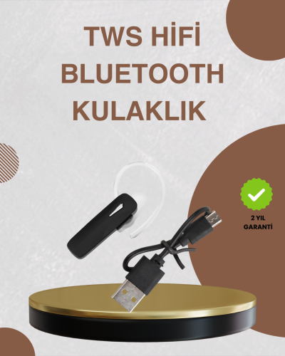 Kablosuz Bluetooth 4.1 Tekli Kulaklık | DSP Mikrofon ve HiFi Ses