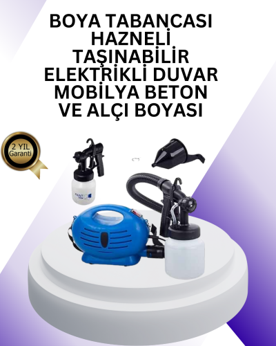 Elektrikli Boya Püskürtme Makinesi 800W Profesyonel Kullanım