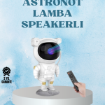 Yıldız ve Ay Efektli Uzaktan Kumandalı Projeksiyon Lamba