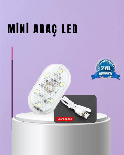 Araç İçi ve Ev Kullanımı İçin 7 Renkli Dekoratif LED Lamba