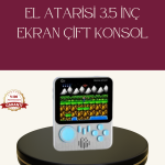 Şarjlı 3.5 İnç Retro Oyun Konsolu
