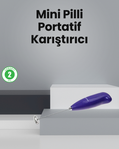 Mutfak İçin Mini El Mikseri – Kahve, Süt, Krema ve Sos Karıştırıcı
