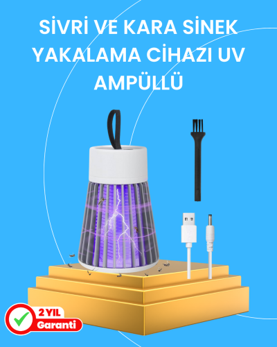 Çocuk ve Evcil Hayvan Dostu Sivrisinek Yakalama Lambası