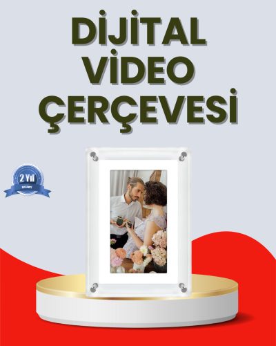 USB-C ile Hızlı Şarj ve Veri Aktarımı – 7 İnç Dijital Görüntü Çerçevesi