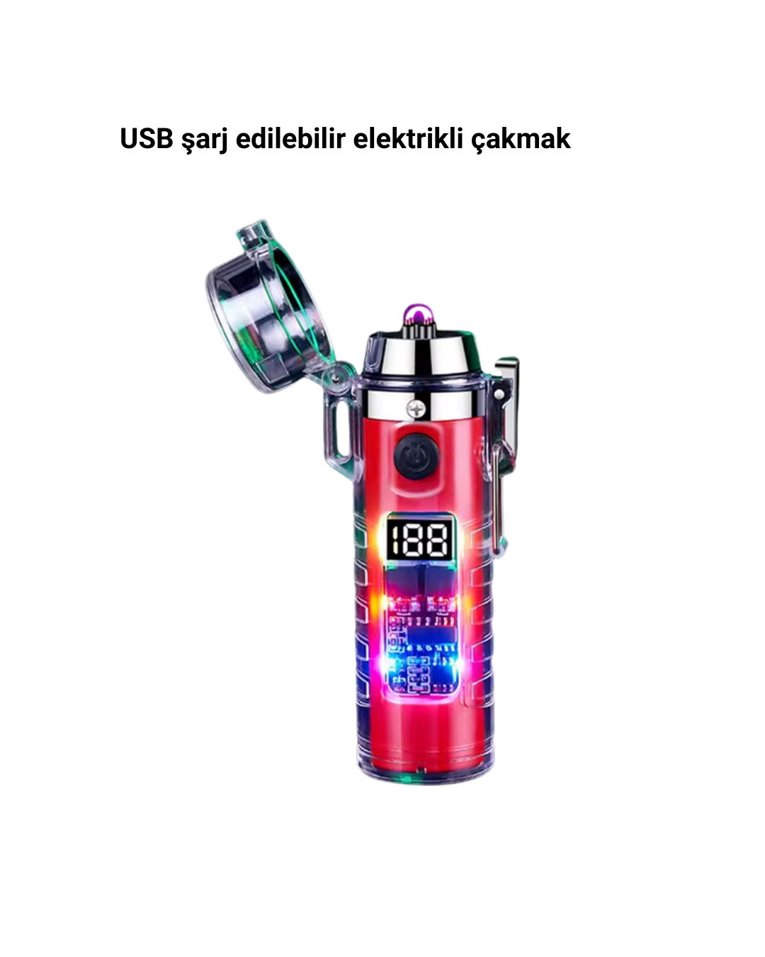 USB şarj edilebilir elektrikli çakmak