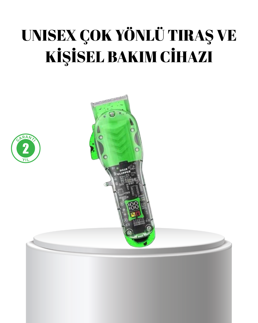 Islak ve Kuru Kullanıma Uygun Çok Amaçlı Tıraş Makinesi "“ 3 Başlıklı, Seyahat Tipi