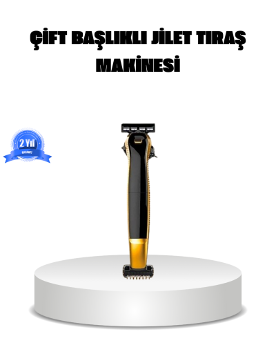 Çift Başlıklı Şarjlı Tıraş Makinesi – Sinek Kaydı Performans, Yıkanabilir Başlık, Taşınabilir Tasarım