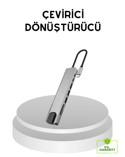 Dönüştürücü Hub – Kompakt, Dayanıklı ve Yüksek Hızlı Bağlantı