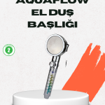 Rahatlatıcı Yağmur Etkili El Duşu – Döner Pervaneli, Dayanıklı ve Şık Tasarım