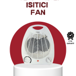 2000W Taşınabilir Elektrikli Fanlı Isıtıcı – Hızlı Isınma, Kompakt Boy