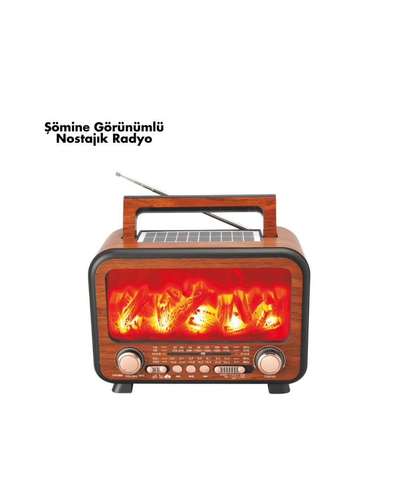 Alev Efektli Bluetooth Hoparlör