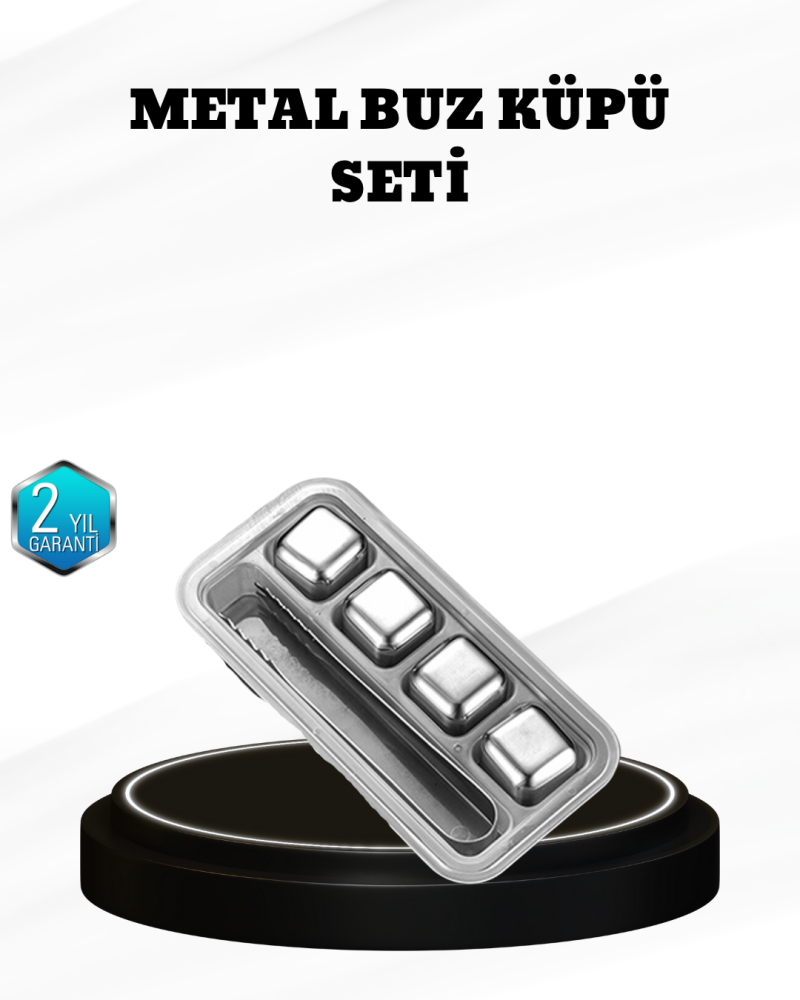 304 Paslanmaz Çelik Buz Küpü Seti Sulandırmadan Soğutan Yeniden Kullanılabilir