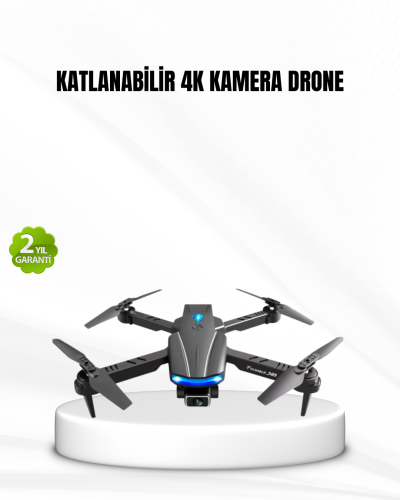 Wi-Fi Bağlantılı 4K Drone Katlanabilir ve 360° Takla Özellikli