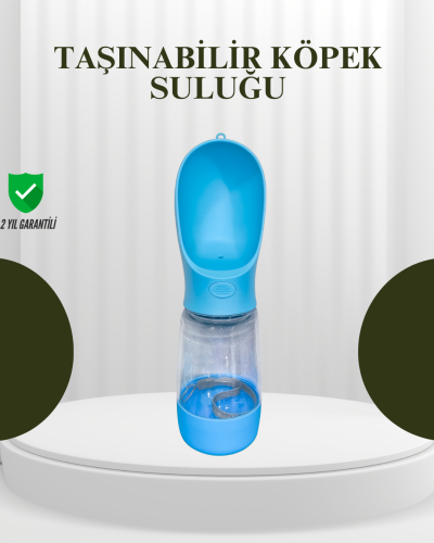 Gıda Sınıfı Malzemeli Evcil Hayvan Su Şişesi BPA İçermez Tek Tuş Kontrol