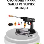Taşınabilir Akülü Araba Yıkama Makinesi 1.7 MPa Basınçlı ve Ergonomik Tasarımlı