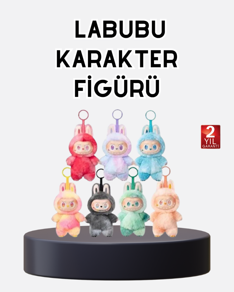 Labubu Koleksiyonluk Peluş Oyuncak – Yumuşak Kumaşlı, Dekoratif Tasarım, Hediyelik