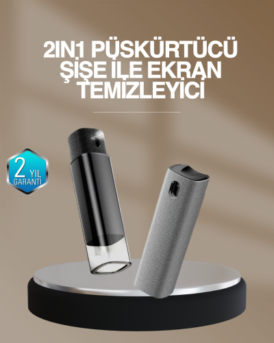 Ekran Temizleyici Sis ve Mikrofiber Bez Anti Statik Yağ Çözücü Set