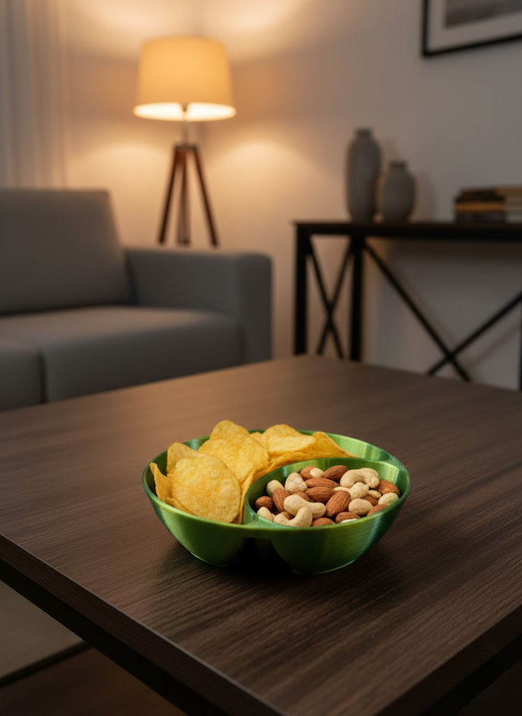 Yeşil Çerezlik Kase Seti 4 Adet 3x12 cm