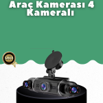 1080P 4 Kanallı Araç Kamerası GPS + WiFi + G Sensör Destekli