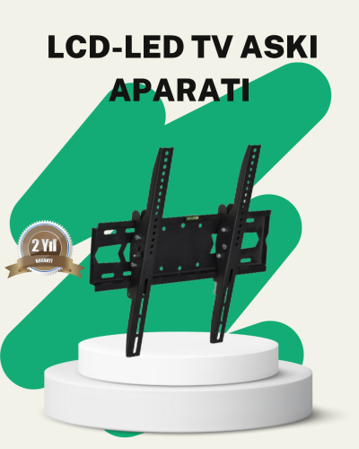 32 İnç TV Duvar Askı Braketi Stabil Güvenli Montaj Çelik Gövde