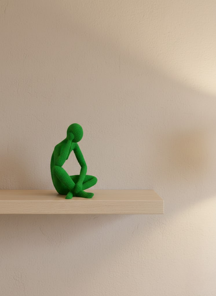 DEKORATİF İNSAN FİGÜRÜ YEŞİL