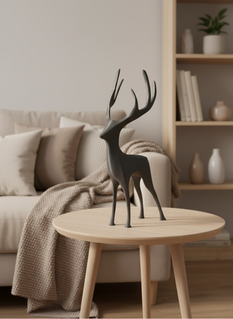 GEYİK FİGÜRÜ GRİ