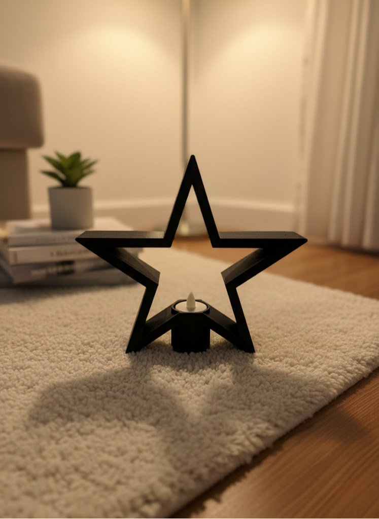 YILDIZ MUMLUK SİYAH