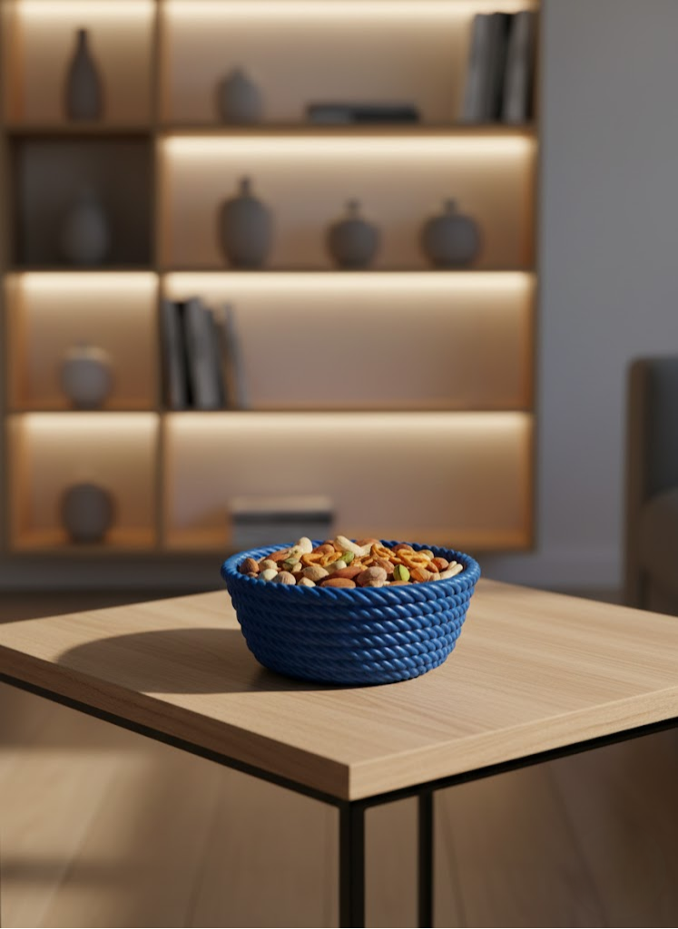 YUVARLAK ÇEREZLİK LACİVERT