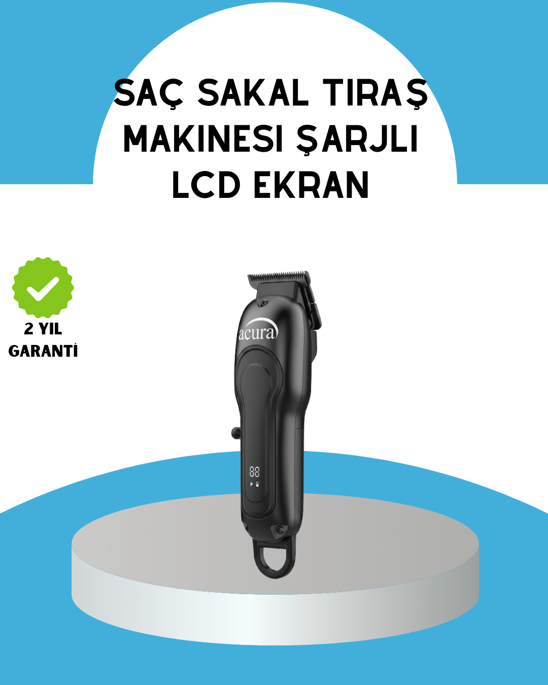 Lazer Epilasyon Öncesi Uyumlu Hassas Kesim Tıraş Makinesi