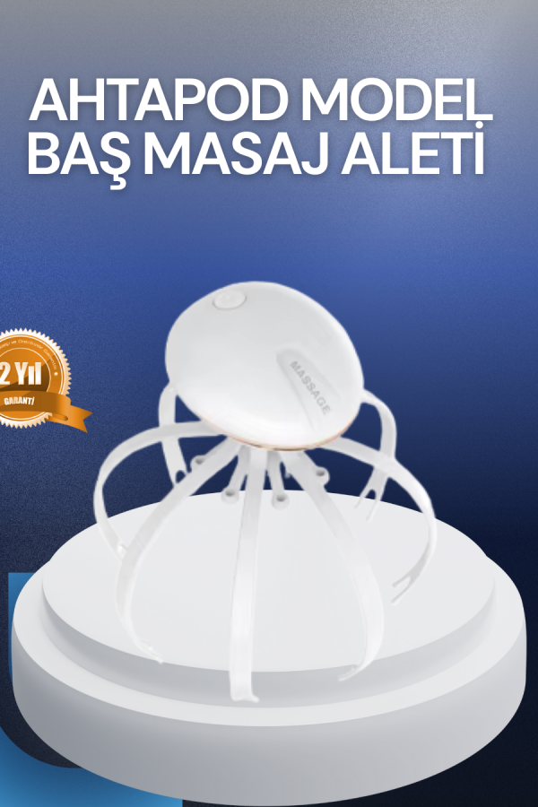 3 Kademeli Elektrikli Kafa Masaj Aleti Stres Giderici Ev Tipi Masaj
