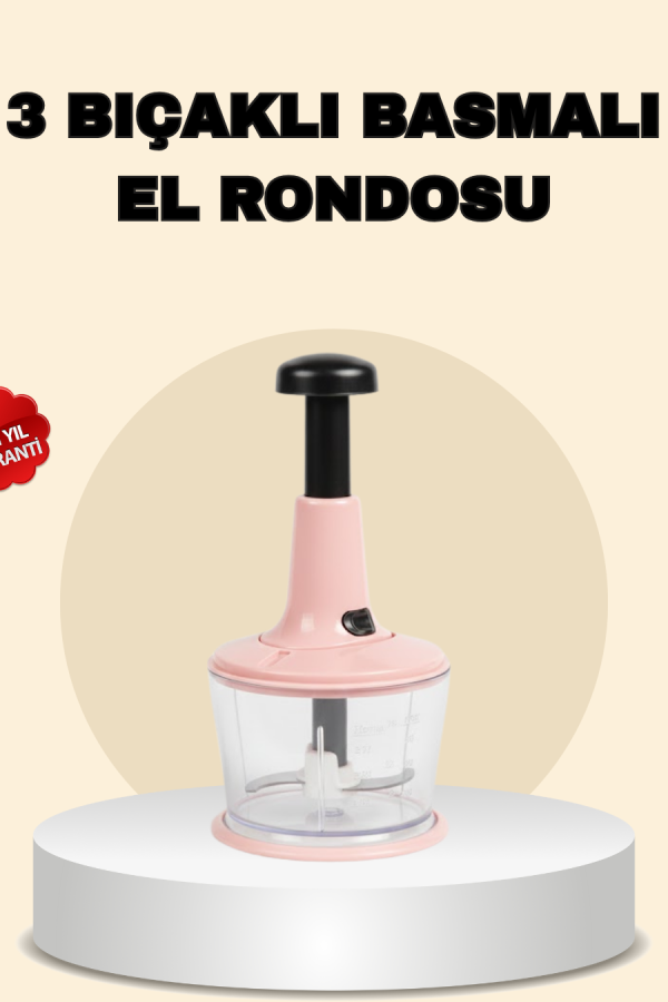 Basmalı Manuel Rondo Hızlı ve Zahmetsiz Doğrama