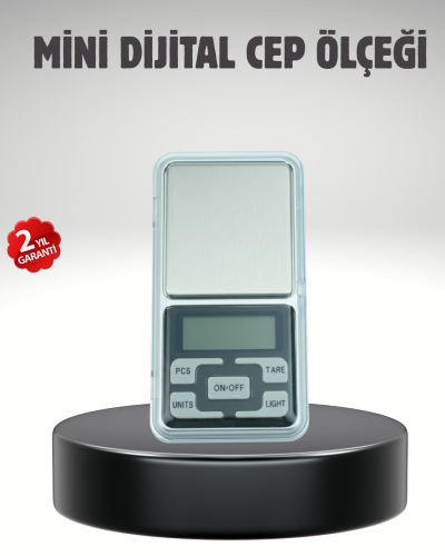Hassas Tartım İçin Dijital Cep Terazisi Sayma Modlu